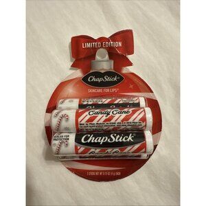 ChapStick Holiday Ornament Candy Cane Lip Balm Gift Set Of 5